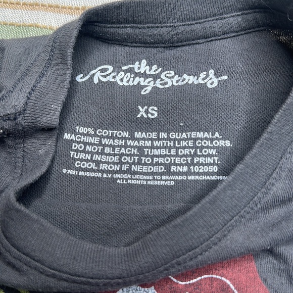 The Rolling Stones 2021 Multi Logo graphic tee grey Size XS - Picture 3 of 6